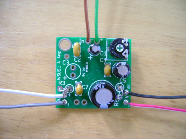 Mini Audio Amp Wired