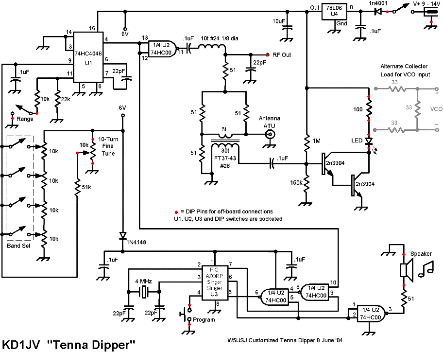 Tenna Dipper Schematic
