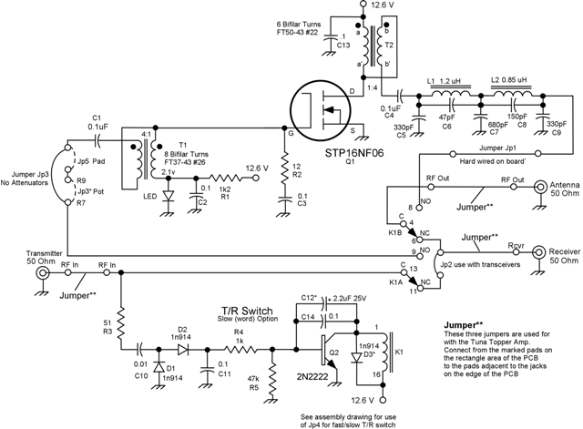 TxTopper Blue Board Schematic